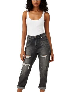 One Teaspoon Awesome Baggies Jeans Black Size 28